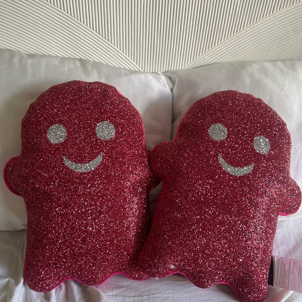 Rhinestone pink ghost pillow viral from TikTok!!